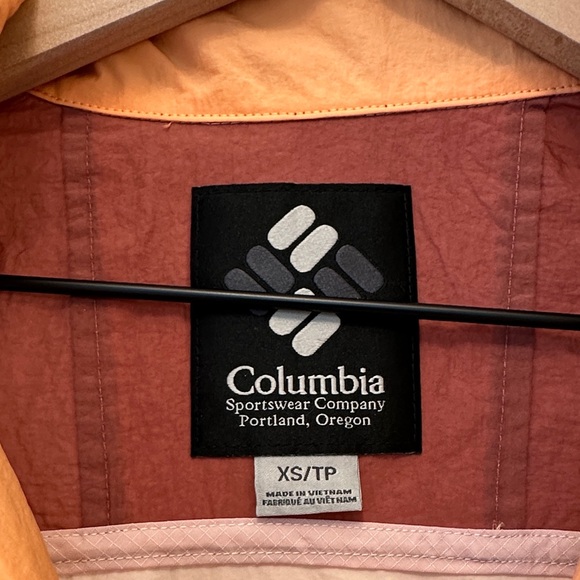 Women’s Columbia Riptide Retro Aronak Raincoat Windbreaker Jacket size XS - Picture 7 of 11